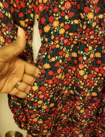 LC Long Sleeve Drawstring 2 Pocket dress - Picture 5 of 7